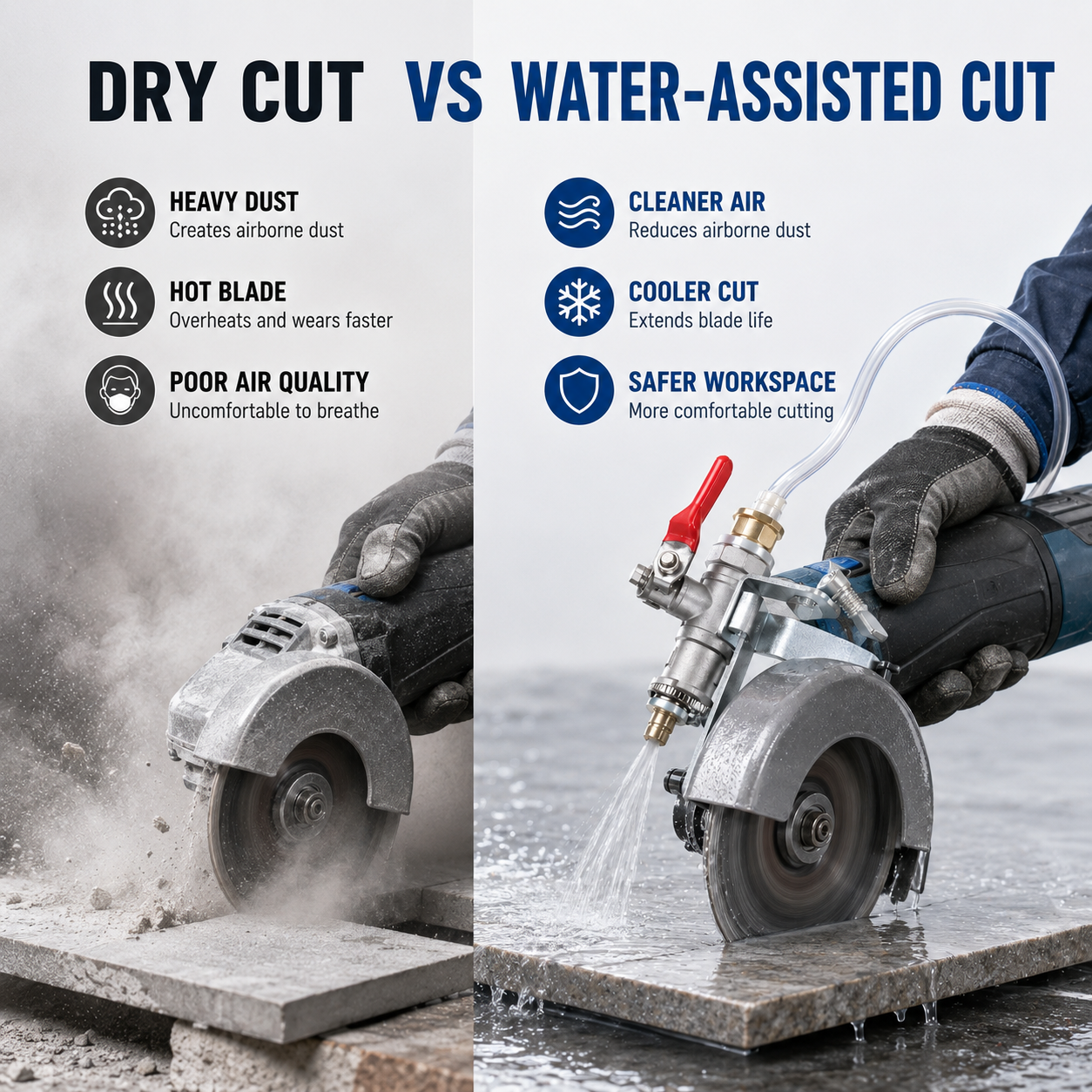 Angle Grinder Dust Remover Water Sprayer