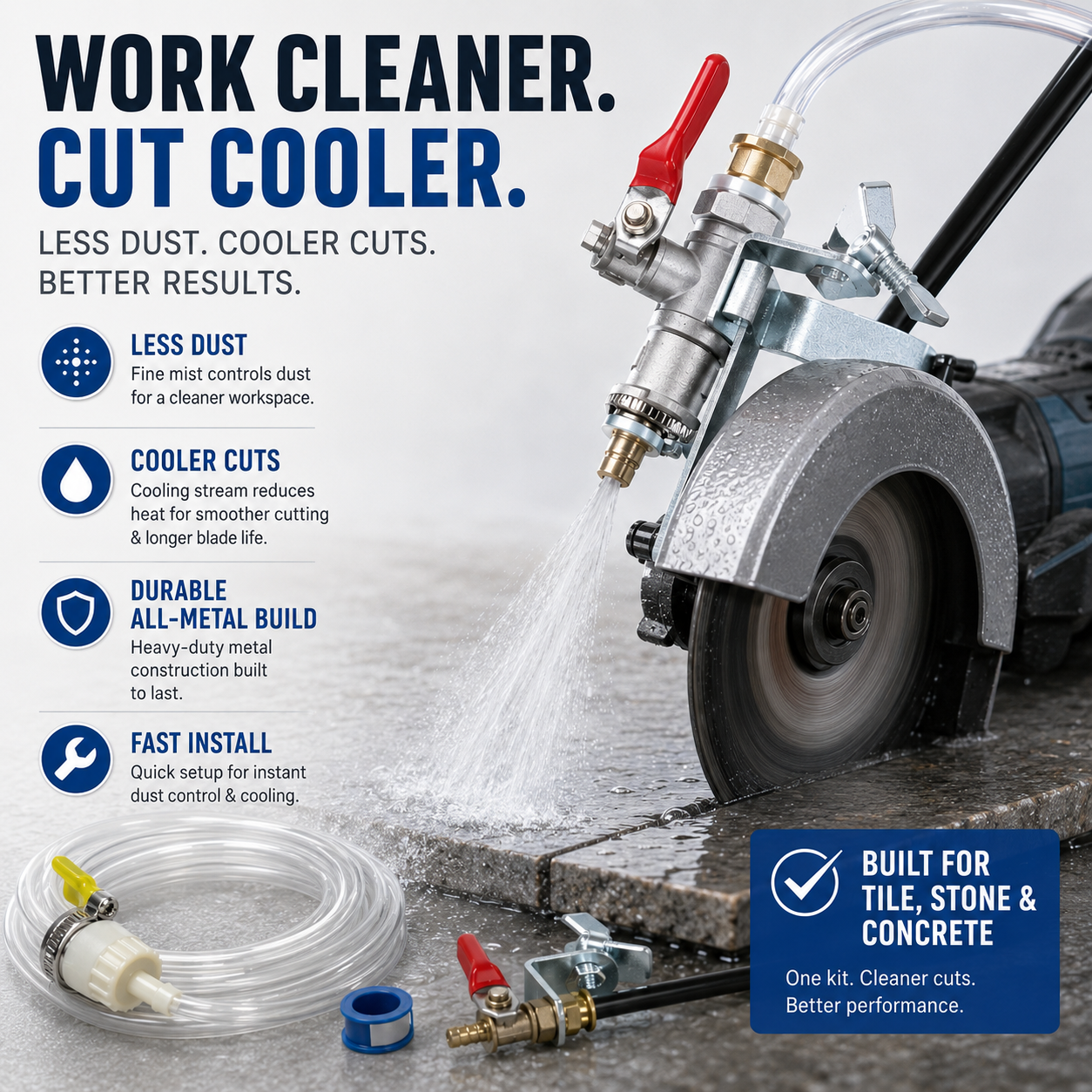 Angle Grinder Dust Remover Water Sprayer