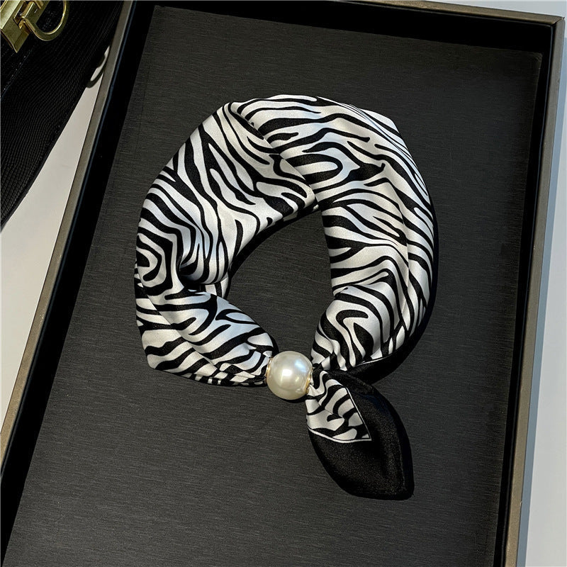 ✨ 50% OFF | Magnetic Pearl Scarf Necklace – Snap On, Style Instantly 🧣