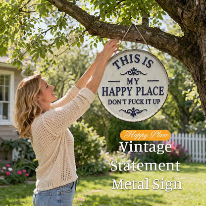 🎁For the Best Mom and Best Self! "This Is My Happy Place" Door Sign