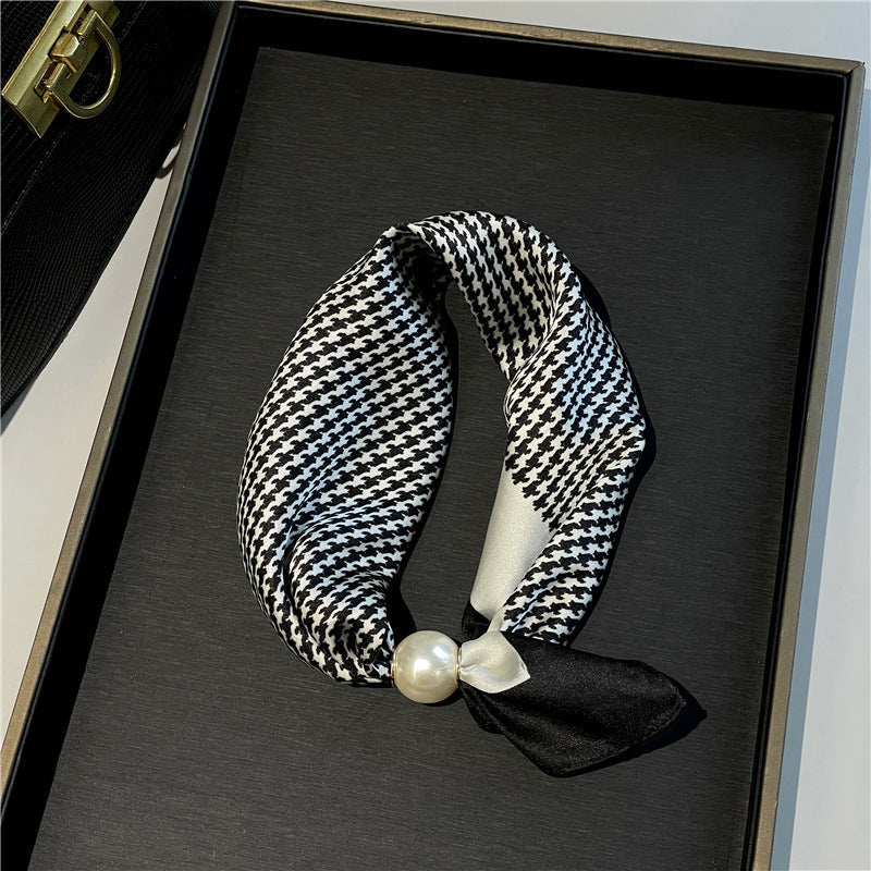 ✨ 50% OFF | Magnetic Pearl Scarf Necklace – Snap On, Style Instantly 🧣