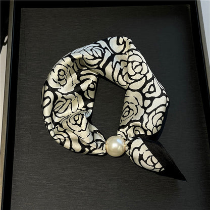 ✨ 50% OFF | Magnetic Pearl Scarf Necklace – Snap On, Style Instantly 🧣