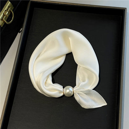 ✨ 50% OFF | Magnetic Pearl Scarf Necklace – Snap On, Style Instantly 🧣