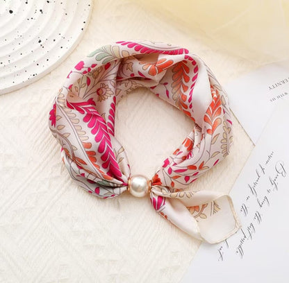 ✨ 50% OFF | Magnetic Pearl Scarf Necklace – Snap On, Style Instantly 🧣