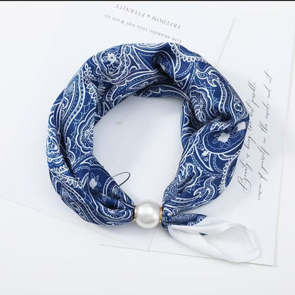 ✨ 50% OFF | Magnetic Pearl Scarf Necklace – Snap On, Style Instantly 🧣