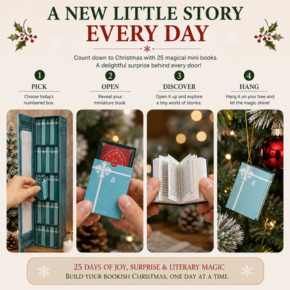 📚 42% OFF | 25-Day Mini Book Advent Calendar – Open, Read, Hang & Collect 🎄