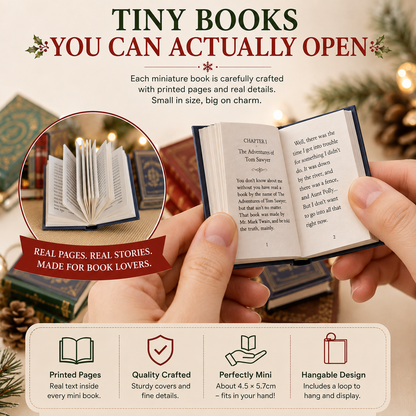 📚 42% OFF | 25-Day Mini Book Advent Calendar – Open, Read, Hang & Collect 🎄