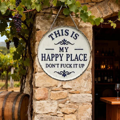 🎁For the Best Mom and Best Self! "This Is My Happy Place" Door Sign