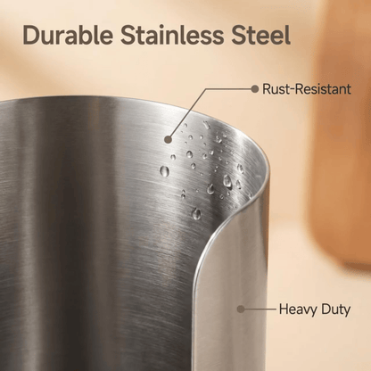 Multi-Functional Stainless Steel Utensil Holder | Vertical Kitchen Countertop Storage Rack