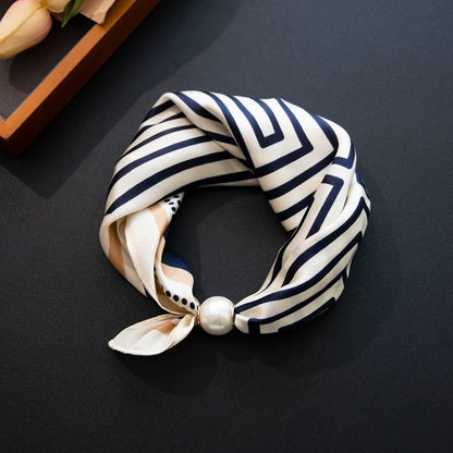 ✨ 50% OFF | Magnetic Pearl Scarf Necklace – Snap On, Style Instantly 🧣