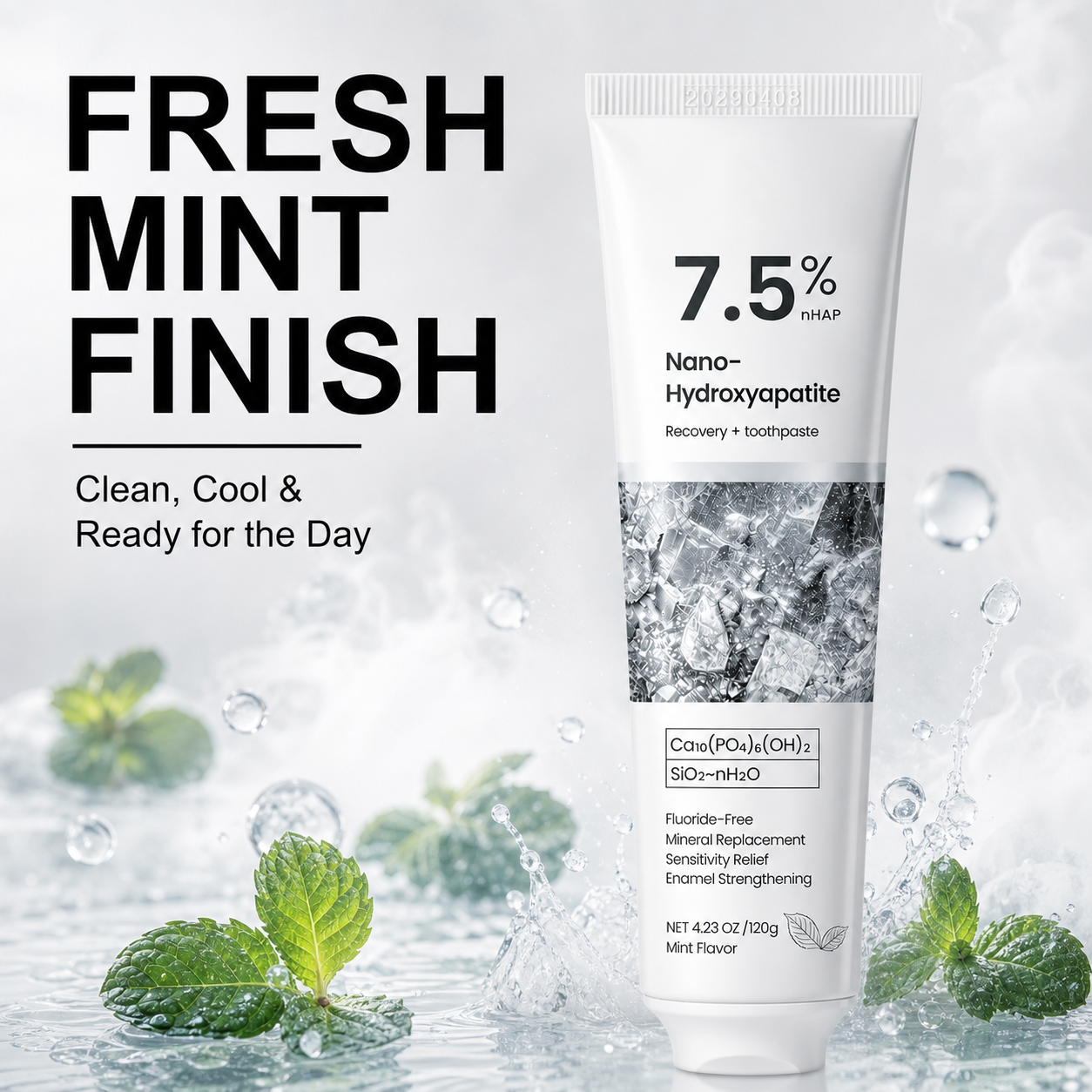 7.5% Nano-Hydroxyapatite Toothpaste