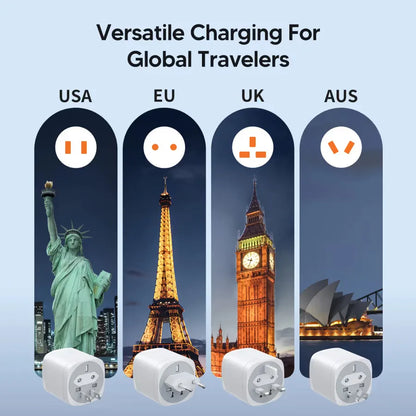 🔥 Limited-Time Offer! 49% OFF - 360° Rotating 4-in-1 Universal Travel Charger | 70W GaN