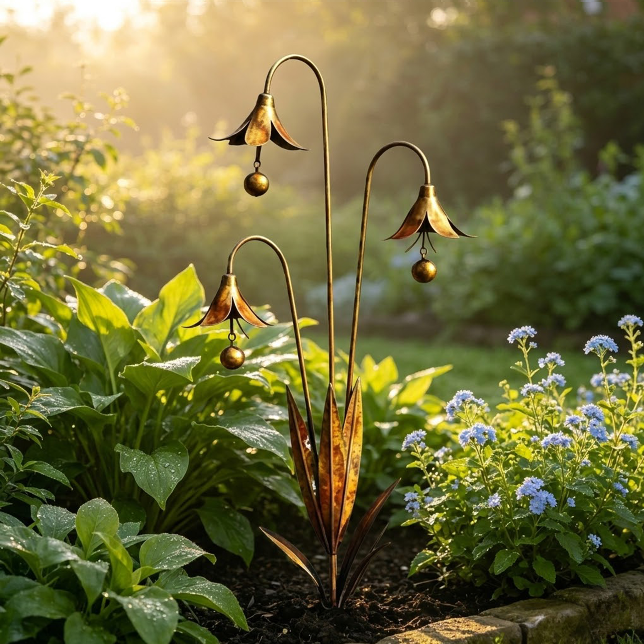 🔥 Limited-Time Offer! Blue Bellflower Garden Stakes – A Charming Melody for Your Outdoor Space