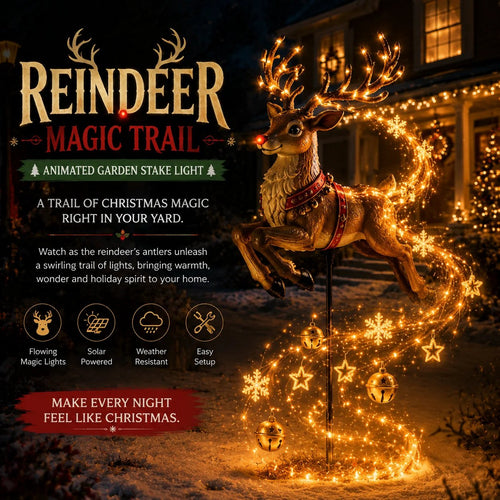 🎅Christmas Early Discount 49% Off🎄✨Christmas Magic Garden Collection - Transform Your Yard Into A Winter Wonderland With Enchanted Flowing Lights（31.5 inch）