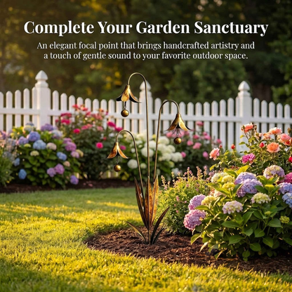 🔥 Limited-Time Offer! Blue Bellflower Garden Stakes – A Charming Melody for Your Outdoor Space