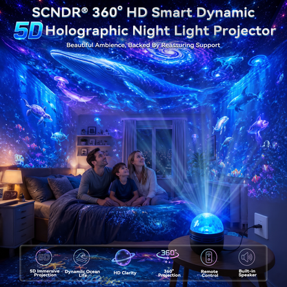 🔥Last Day 50% OFF🎁 - 360° Smart Holographic Starry Sky Projector (HD Smart Dynamic 5D)