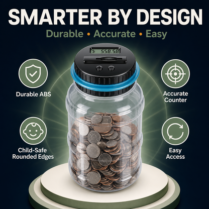 Digital Counting Coin Savings Bank