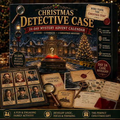 🎄 50% OFF – 24 Days. 24 Clues. One Mystery to Solve. 🕵️