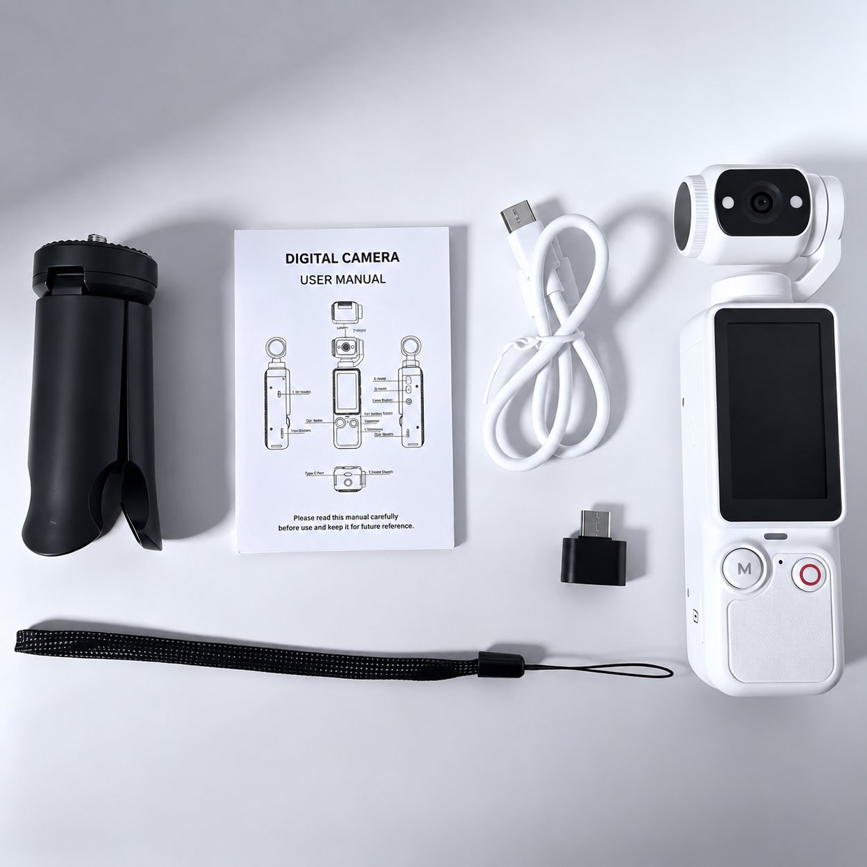 🔥 Limited-Time Offer! Upgraded Vlogging Camera – 180° Rotating Lens, Full-Body Video Recorder for Travel, Daily Life & Content Creation