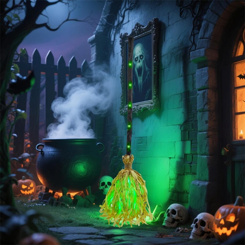 🔥 Limited-Time Offer! 49% OFF - 🎃🧹Floating Witch's Broom –Haunted Dancing Moving Broom(📦Buy 2 Free Shipping)