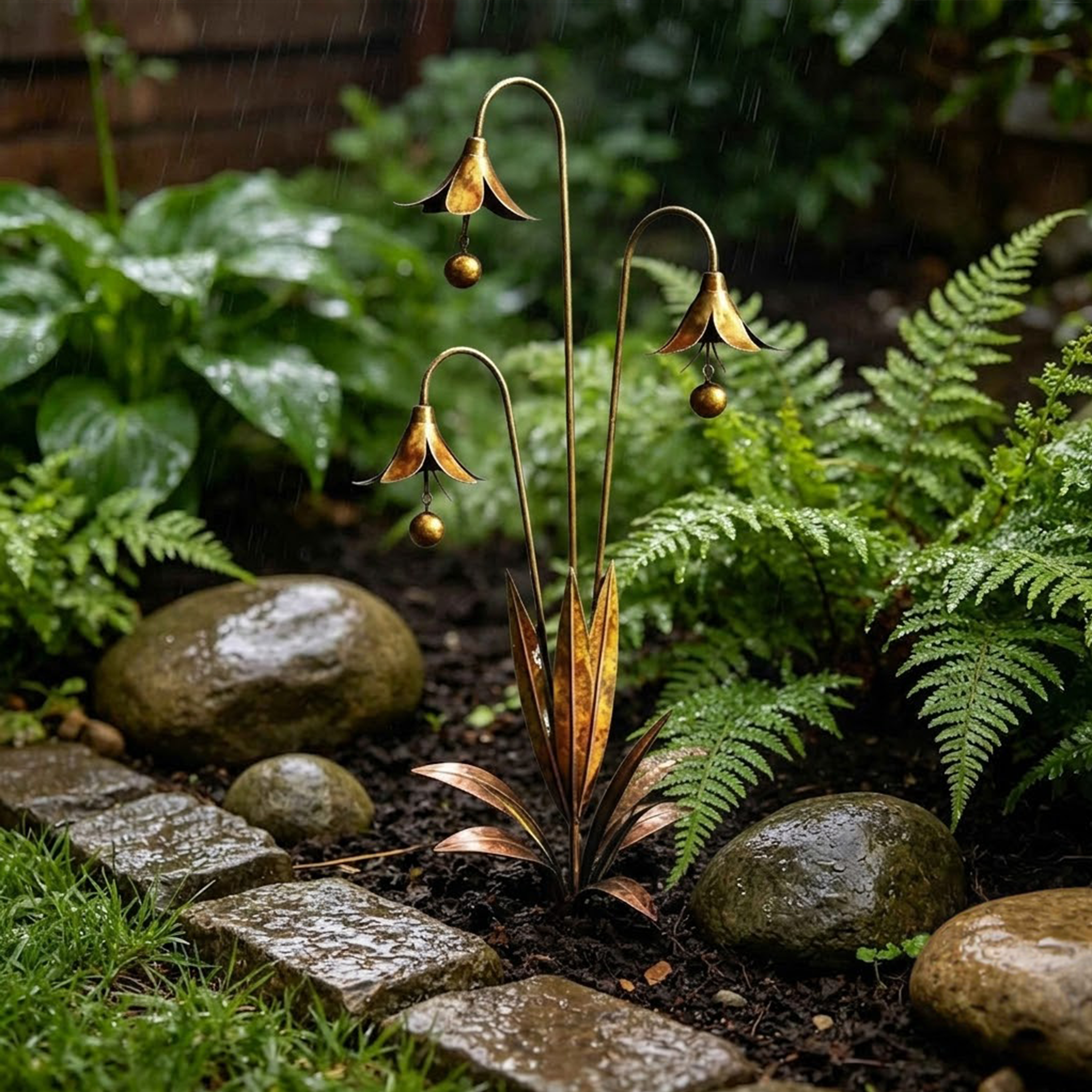 🔥 Limited-Time Offer! Blue Bellflower Garden Stakes – A Charming Melody for Your Outdoor Space