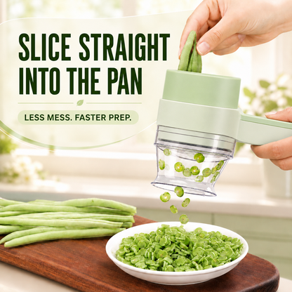🧄 4-in-1 Electric Food Chopper – Slice, Mince, Peel & Auto-Clean in Seconds ⚡