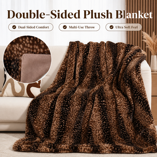 ✨ Cozy Season Offer | Double-Sided Plush Blanket — Buy More, Save More