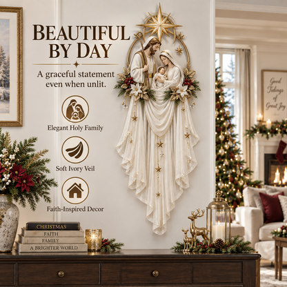 ✝️ Save 55% | Holy Family Star Veil™ – Bring the Christmas Story to Life in a Warm Cascade of Light