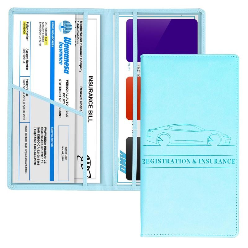 🚘Never Fumble for Documents Again 🙌📋 Car Registration & Insurance Holder