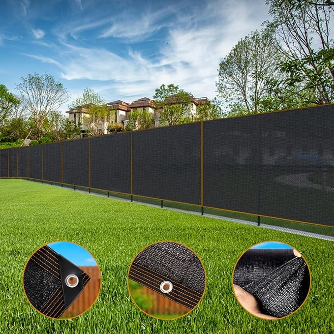 🔥Summer Hot Sale Promotion-49% OFF🌞-90% Blackout Cloth (Black) - 10 x 13ft UV-Resistant Shade Net with Reinforced Rivets