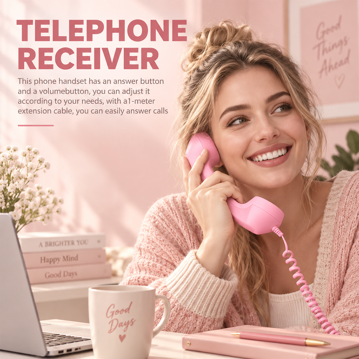 🔥 Limited-Time Offer! 49% OFF - ☎️ Retro telephone handset with Type-C interface 📞