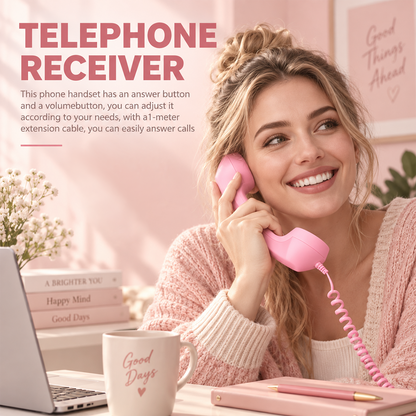 🔥 Limited-Time Offer! 49% OFF - ☎️ Retro telephone handset with Type-C interface 📞