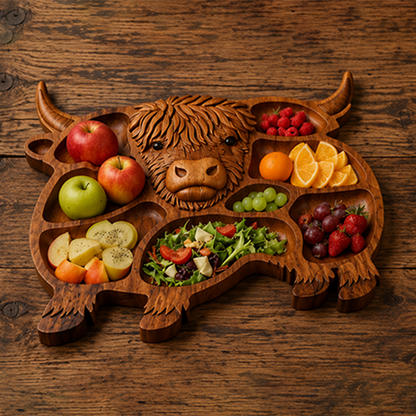🔥🔥 Father's Day Special: Limited-Time Free Shipping! 49% OFF: Rustic Cow-Shaped Charcuterie Board