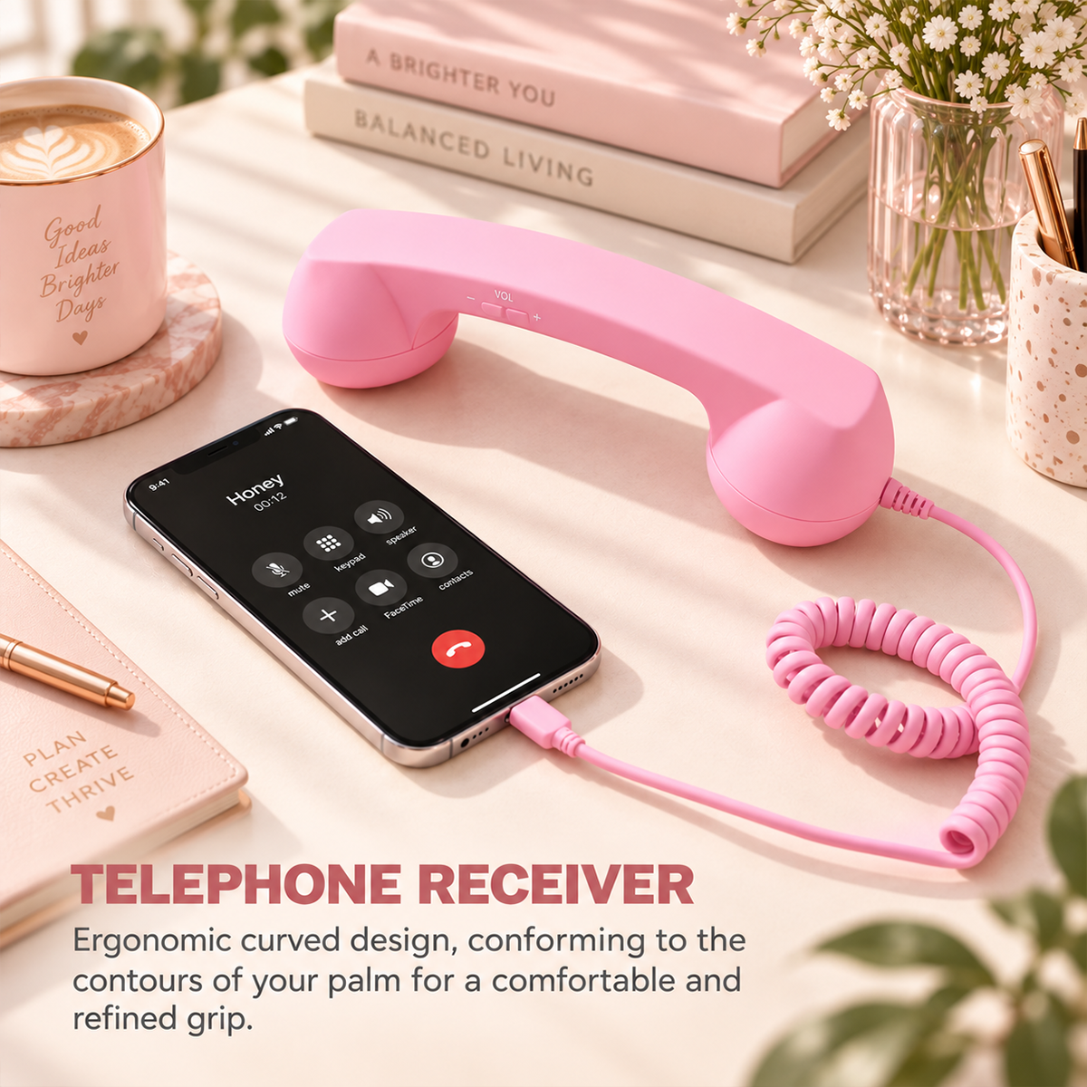 🔥 Limited-Time Offer! 49% OFF - ☎️ Retro telephone handset with Type-C interface 📞