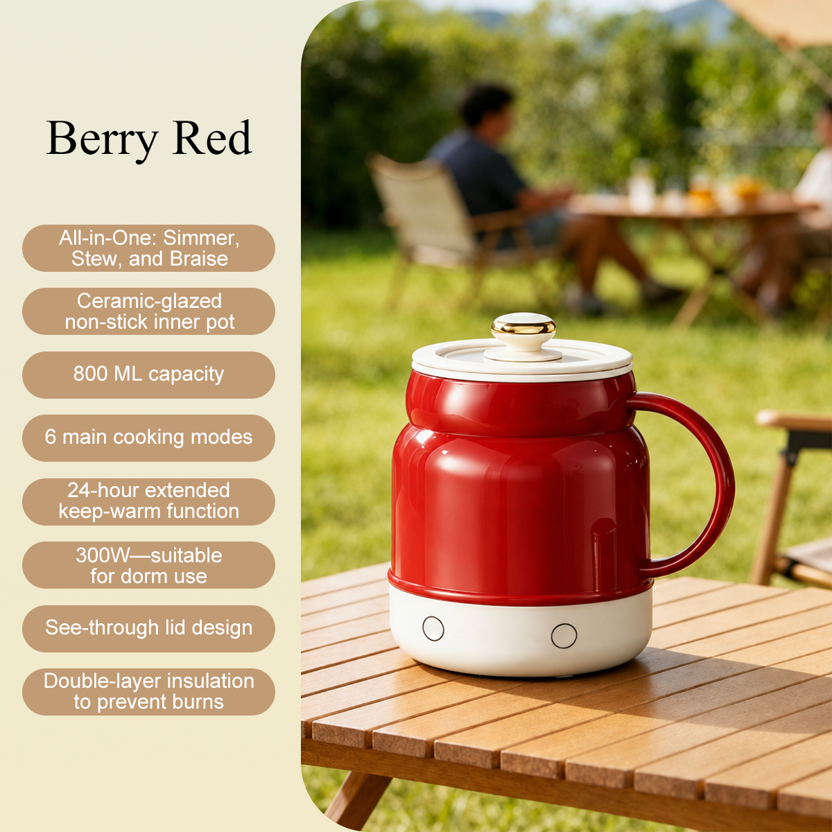 🔥 Limited-Time Offer! FREE Shipping|☕ Portable Electric Cooking Mug – 800ML Multi-Function Hot Cup for Milk, Water, Soup & Travel ✈️