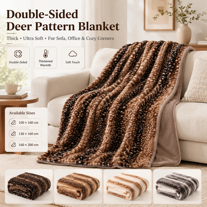 ✨ Cozy Season Offer | Double-Sided Plush Blanket — Buy More, Save More