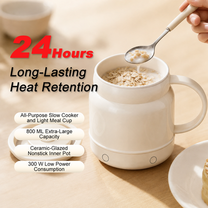 🔥 Limited-Time Offer! FREE Shipping|☕ Portable Electric Cooking Mug – 800ML Multi-Function Hot Cup for Milk, Water, Soup & Travel ✈️