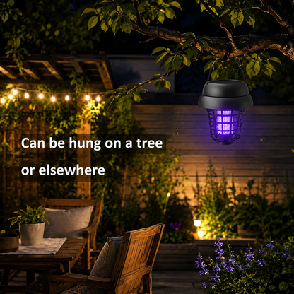 🔥🔥 Father's Day Special:🦟❌ Solar-Powered Mosquito Killer Lamp – Outdoor LED Bug Zapper & Garden Landscape Light 🔋