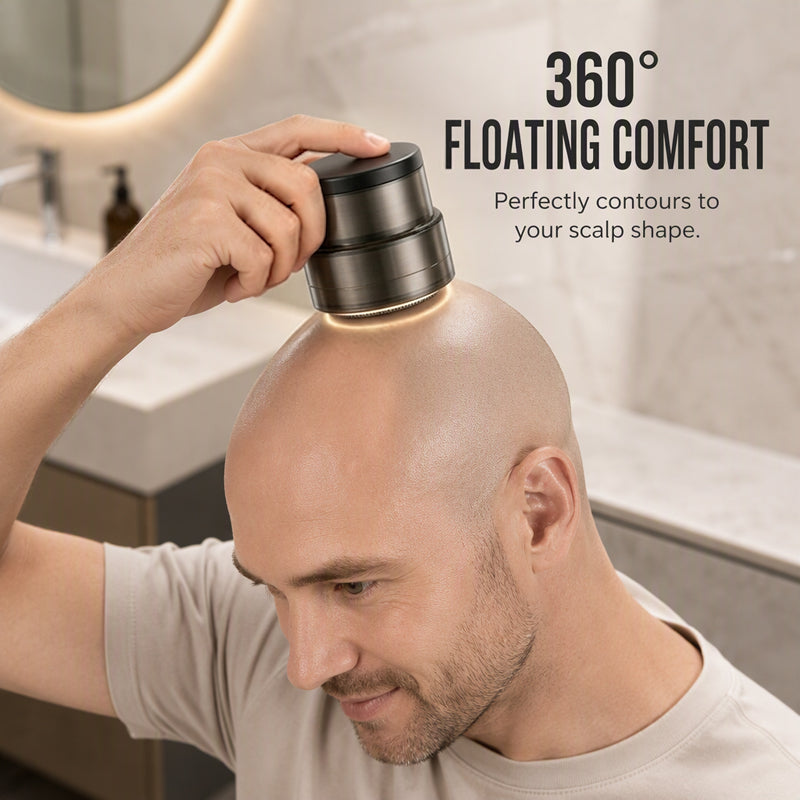 🔥 Buy 2, Get 1 FREE! ⚡ 2-in-1 Electric Head Shaver & Beard Trimmer – Smooth Shave, Clean Trim, One Tool