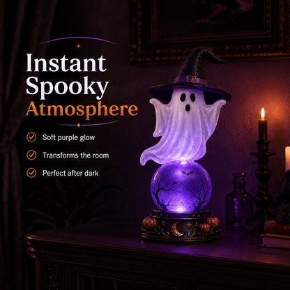 🔥 LIMITED TIME: 50% OFF! 👻Halloween Crystal Ball Lamp🔮 The Perfect Halloween Decoration🎃