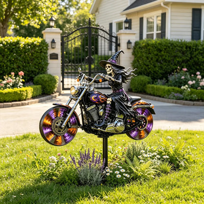 TODAY'S SPECIAL OFFER-50% OFF🔥 HALLOWEEN MOTORCYCLE-THEMED GARDEN WINDMILL