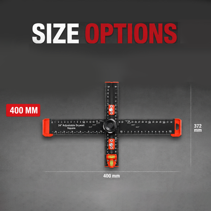 🛠️ 50% OFF | 4-in-1 Adjustable Drilling & Marking Square – Measure, Position, Mark & Drill