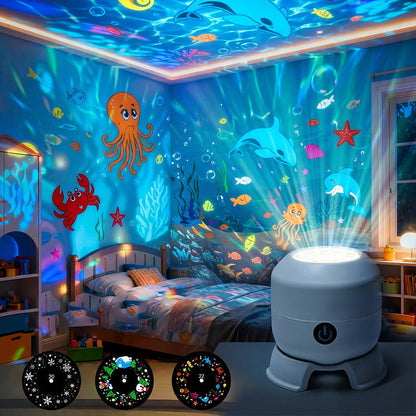 🔥 2026 Upgraded Colorful Rotating LED Projector Light – Create Stunning Party & Festival Effects Instantly