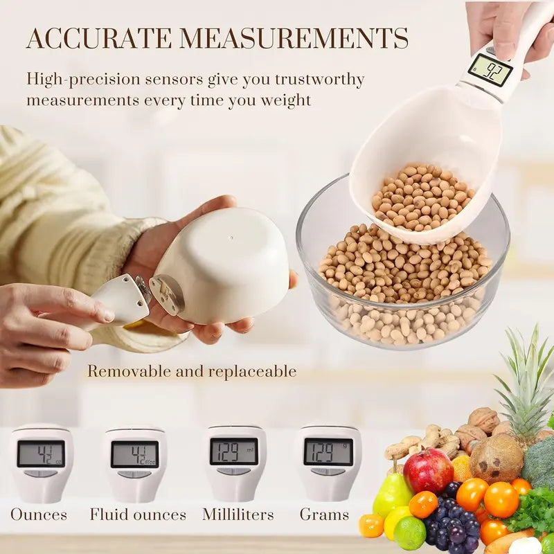 Your Ultimate Kitchen Tool: Digital Measuring Spoon Scale — LCD Kitchen Measuring Spoon Scale