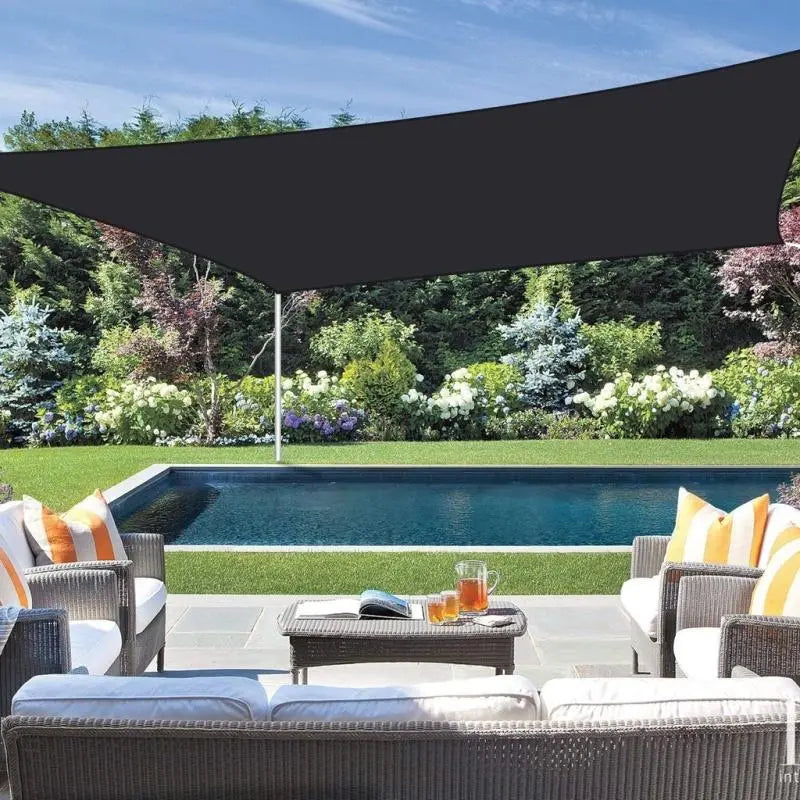 🔥Summer Hot Sale Promotion-49% OFF🌞-90% Blackout Cloth (Black) - 10 x 13ft UV-Resistant Shade Net with Reinforced Rivets