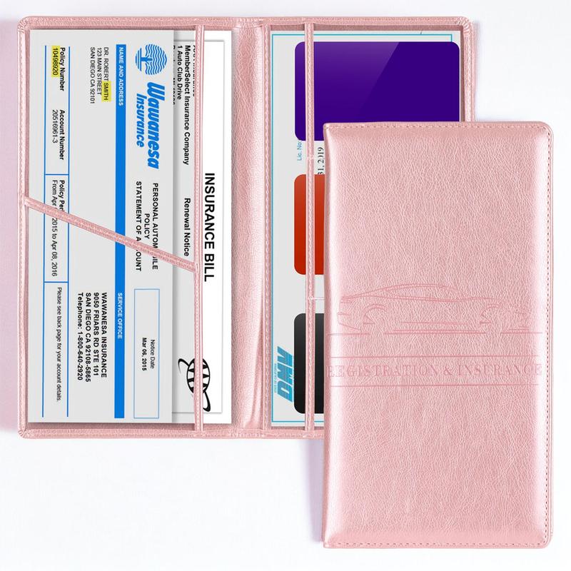 🚘Never Fumble for Documents Again 🙌📋 Car Registration & Insurance Holder