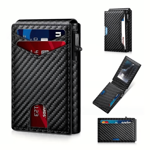 ⚡70K+ Sold – Men’s Pop-Up RFID Slim Wallet🔥