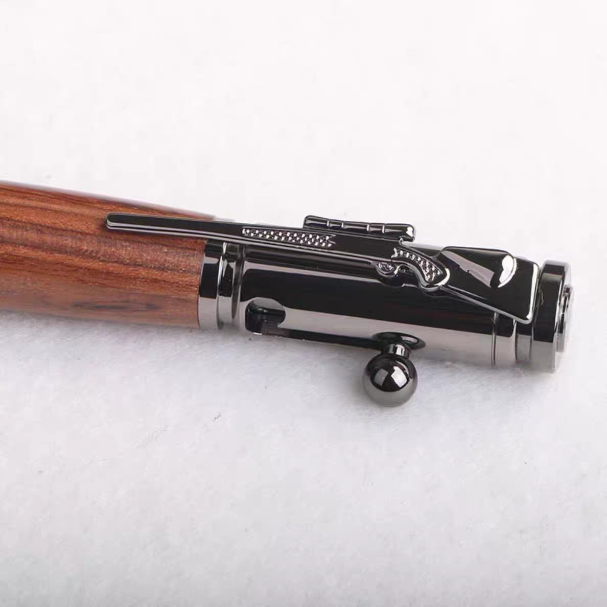 🖊 Handmade Bolt Action Wooden Bullet Pen | Real Wood & Bullet Casing