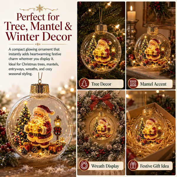 🎄Glowing Christmas Diorama Ornament – ❤️‍🔥Add 3 Items, Pay for Only 2 🎁