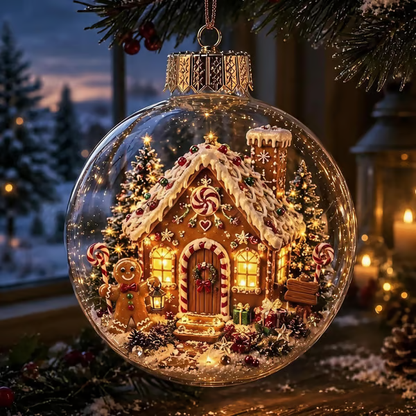 🎄Glowing Christmas Diorama Ornament – ❤️‍🔥Add 3 Items, Pay for Only 2 🎁